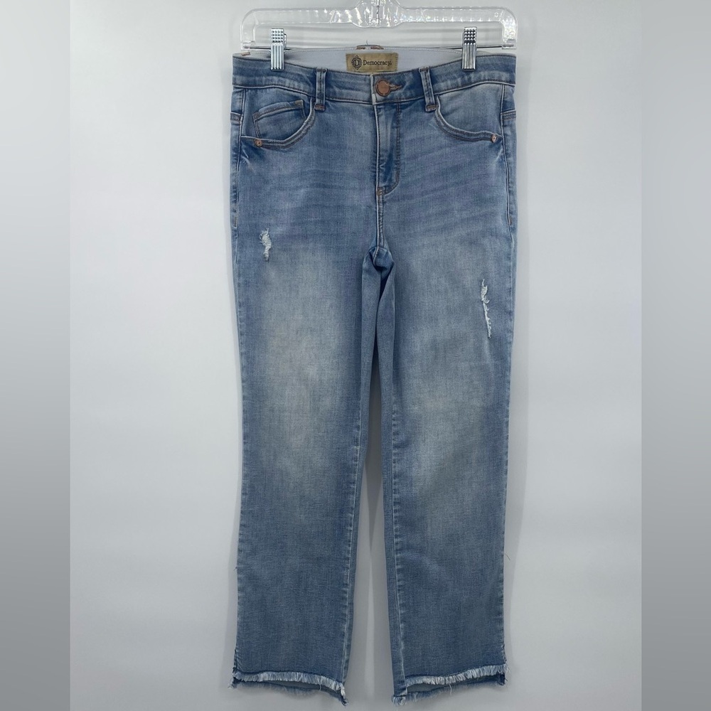 Democracy Ab Technology Raw hem Jeans size 4